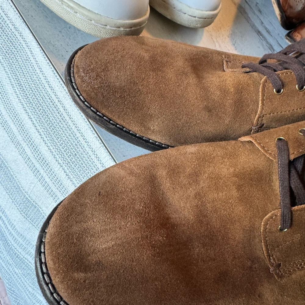 Designer Cole Haan Suede Leather Boots Sz 11